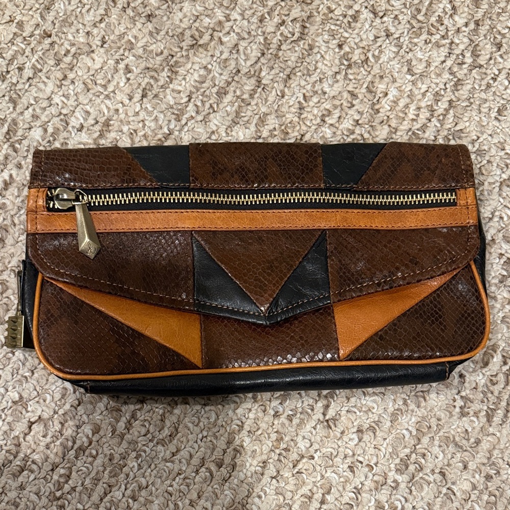 Sam Edelman Leather Patchwork Clutch